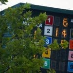 Laurel Park stall construction underway