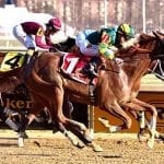 A week after scary spill, jock Katie Davis earns first stake win