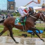 In the stands and infield, “the Preakness goes on”