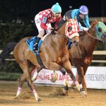 Mo Donegal scores in Belmont Stakes