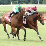 Deterministic rallies to win G3 Virginia Derby