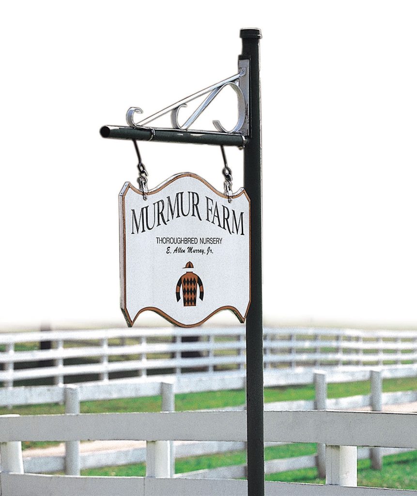 Murmur Farm sign
